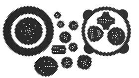 Kit Espirógrafo Régua Mágica Desenho Mandala Geometrica Kit Espirógrafo Régua Mágica Desenho Mandala Geometrica