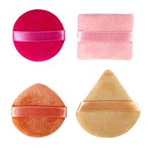 Kit Esponja Aveludada Makeup Quadrada Redonda Gota Triângulo