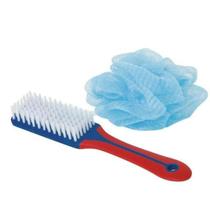 Kit Esponja Bucha Escova com Cabo Para Banho Colorida Kit Esponja Bucha Escova com Cabo Para Banho Colorida