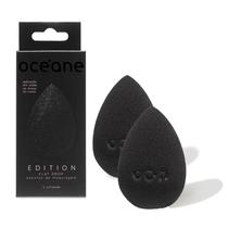 Kit Esponja De Maquiagem Flat Drop Océane Edition Preta 2 Un