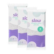 Kit Esponja Lanossi Slow Banho Duo 3un