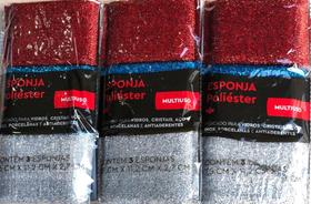 Kit esponja micro fibra 3 un