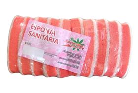Kit Esponja Sanitária Rosa Multiuso Dupla Face 50 Unidades Kit Esponja Sanitária Rosa Multiuso Dupla Face 50 Unidades
