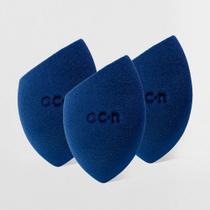Kit Esponjas de Maquiagem - Flat Blend Azul Océane Purple (3 Produtos)