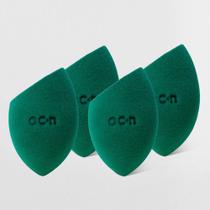 Kit Esponjas de Maquiagem - Flat Blend Verde Océane Purple (4 Produtos)