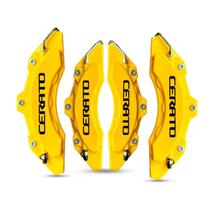 Kit Esportivo Capa Pinça De Freio Amarelo Universal Cerato