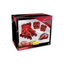 Kit Esportivo Disney Carros Ajustável 33 A 36 Dtc 4089