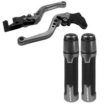 Kit Esportivo Manete Manopla Fazer 250 150 a disco Gravado a laser