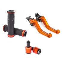 Kit Esportivo manete Manopla peso Honda Cg Titan 125 150 160 Cb250f Cb300f Twister