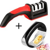 Kit Espremedor Compacto + Afiador Elegante Moderno