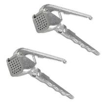 Kit Espremedor De Alho Grande Alumínio Big - 02 Unidades