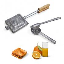 Kit Espremedor de Laranja Grande e Tostadeira Baurutex Kit Espremedor de Laranja Grande e Tostadeira Baurutex