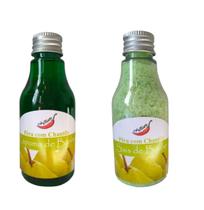 Kit Espuma De Banho + Sais Banheira Hidromassagem Ofurô Pêra com Chantily