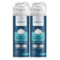 Kit Espuma de Barbear Above Fácil Deslize 200ml C/02