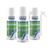 Kit Espuma Expansiva 180g/300ml Tekbond 3 unid Kit Espuma Expansiva 180g/300ml Tekbond 3 unid