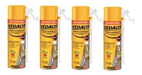 Kit Espuma Expansiva 500ml Vedacit - 4 Peças Kit Espuma Expansiva 500ml Vedacit - 4 Peças