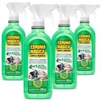Kit Espuma Mágica Gatilho 500ML Proauto 4 unidades