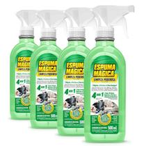 Kit Espuma Magica Limpeza Poderosa Proauto com 4uni 500ml