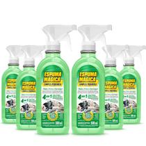 Kit Espuma Magica Limpeza Poderosa Proauto com 6uni 500ml