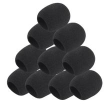 Kit espuma microfone preta 10 unidades