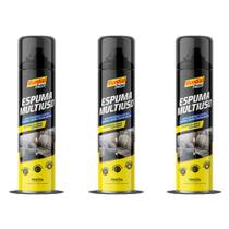 Kit Espuma Multiuso Limpa Estofados Sofá e Carro MP 300ml com 3 Unidades