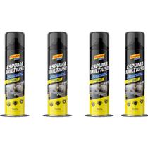 Kit Espuma Multiuso Limpa Estofados Sofá e Carro MP 300ml com 4 Unidades