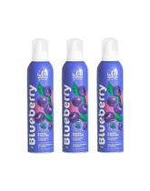 Kit Espuma para drink Blueberry Begin Spices 200g 3 unidades