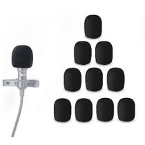 Kit Espuma para Microfone Lapela ou Headset - 10 Unidades