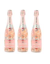 Kit Espumante Casa Perini Aquarela Moscatel Rosé 750ml 3uni