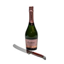 Kit Espumante Miguel Torres Rosé e Sabre Laguiole Premium