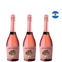 Kit Espumantes Argentino Intrigo Brut Rosé 3 garrafas
