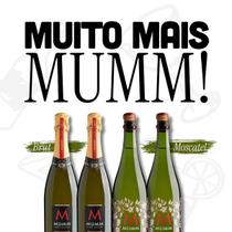 Kit espumantes mumm brut e moscatel com 4 garrafas
