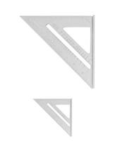 KIT ESQUADRO ALUMINIO 12" e 7" TRIANGULAR PARABONI