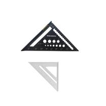 KIT ESQUADRO ALUMINIO 7" e 18CM TRIANGULAR PARABONI