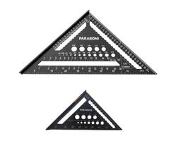 KIT ESQUADRO DE ALUMINIO 18CM e 30CM PARABONI