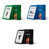 Kit Esquenta a Festa O Jogo Audácia Pesadão Resenha para adultos Festa Drink Game baralho galera +18 Kit Esquenta a Festa O Jogo Audácia Pesadão Resenha para adultos Festa Drink Game baralho galera +18