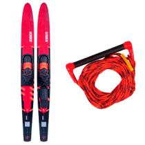 Kit Esqui Aquático Allegre Vermelho e Cabo Vermelho Jobe - JOBE SPORTS