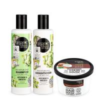 Kit Essencial Cabelo Cacheado Organic Shop Kit Essencial Cabelo Cacheado Organic Shop