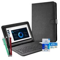 Kit Essencial Capa com Teclado + Cartão 32gb Para Tablet M7 Multilaser