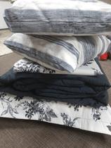 Kit Essenciale Queen Size Com 7 Peças Azul Marinho