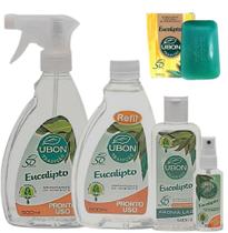 Kit Essencias + 1 Sabonete Eucalipto Ubon Concentrado ideal para o Lar Sauna Casa Hoteis Pousadas Clubes Spa e Escritorios Kit Essencias + 1 Sabonete Eucalipto Ubon Concentrado ideal para o Lar Sauna Casa Hoteis Pousadas Clubes Spa e Escritorios