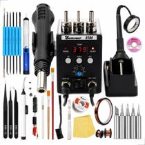 Kit Estação 8586 Completa De Retrabalho Solda-soprador