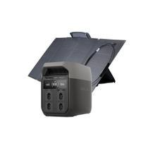 Kit Estação de Energia Delta 3 Com Painel Solar Dobrável 160W, 5 Modos de Recarga Ultra Rápida, Expansível Até 5kwh para Casa e Viagem Camping Kit Estação de Energia Delta 3 Com Painel Solar Dobrável 160W, 5 Modos de Recarga Ultra Rápida, Expansível Até 5kwh para Casa e Viagem Camping