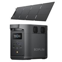 KIT Estação de Energia E980 110/127V Ecoflow Nobreak Gerador + painel solar Placa 45W