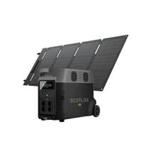 Kit Estação de Energia Ecoflow Delta Pro Com Painel Solar Portátil 45w Usb c, Bateria Lfp, App Integrado, Carregamento Rápido e Solar Ip68