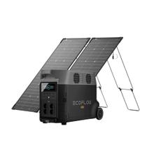 Kit Estação De Energia Portátil Ecoflow Delta Pro 3600wh Com Painel Solar 250W Bifacial Modular Expansível Até 25kwh