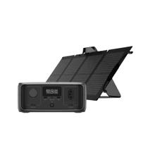 Kit Estação De Energia Portátil River 3, 600W Ecoflow 127V e Painel Solar Dobrável 110W