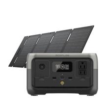 Kit Estação De Energia River 2 Portátil + Painel Solar 60w Typo-C Ecoflow - Kit Estação De Energia River 2 Portátil + Painel Solar 60w Typo-C Ecoflow -