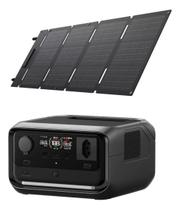 Kit Estação De Energia River 3 Plus 600w/286wh + Painel 60w
