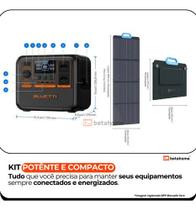 Kit Estação Energia Gerador Bluetti Ac70p E Placa Solar 200w